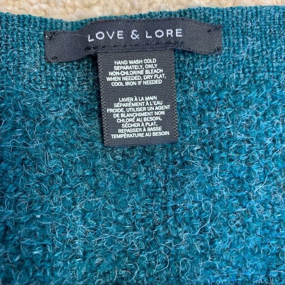 LOVE & Lore Green plaid check warm soft fall winter scarf - Picture 6 of 10